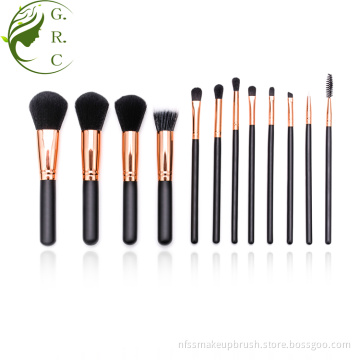 High quality synthetic hair cosmetic makeup brushes